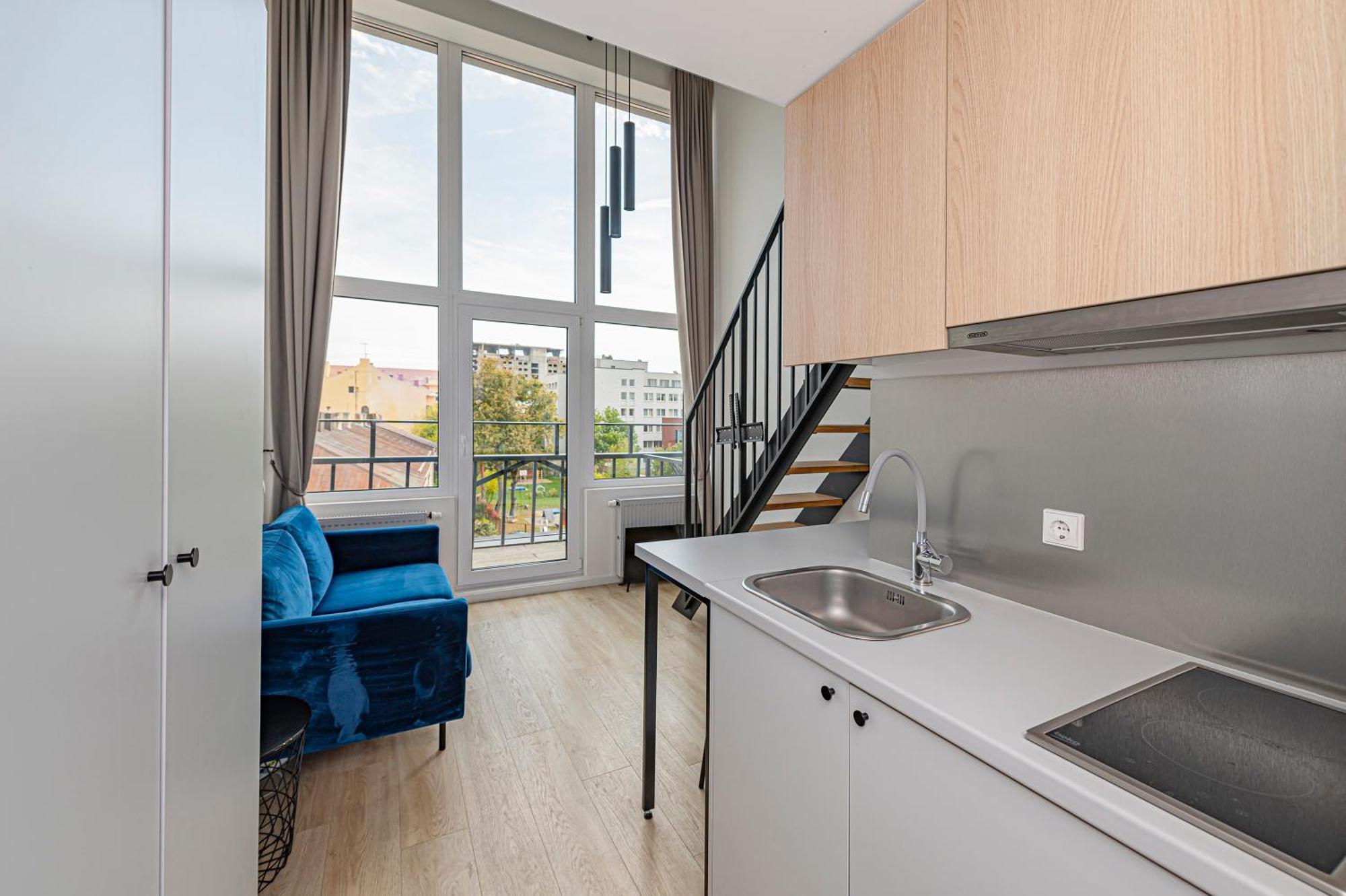 Mini Loft 1 Bd Apt By Hostlovers カウナス エクステリア 写真